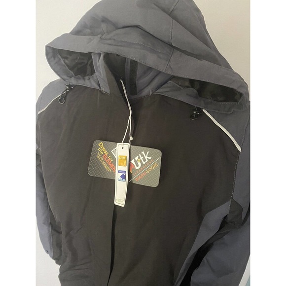 NWT Womens Core 365 Jacket Warm Lined Zip Hood Wind Breaker Reflective Medium - Picture 2 of 8